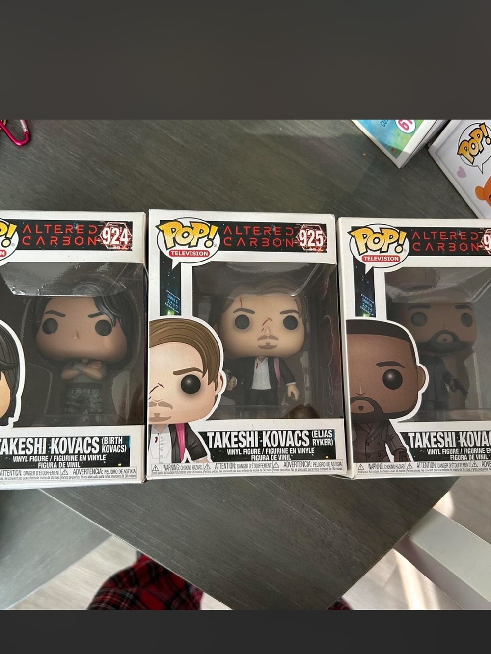 Funko Pop! Altered Carbon Takeshi Kovacs Trio bundle